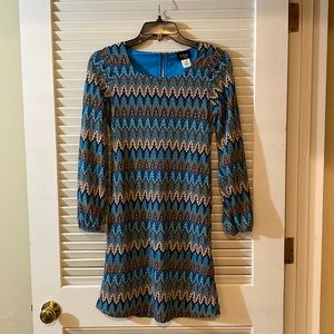 2-Hip blue dress Girls 14